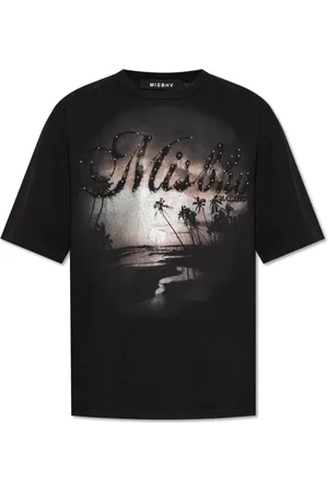 MISBHV Topp, Herr, M, Bomull, T-shirt med logotyp
