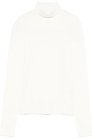 Joseph Stickade tröjor & koftor, Dam, M, Silk Stretch Sköldpadda Hals Topp