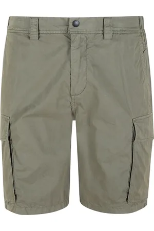 Woolrich Shorts, Herr, W33, Bomull, Blå Tvättad Bomull Cargo Shorts