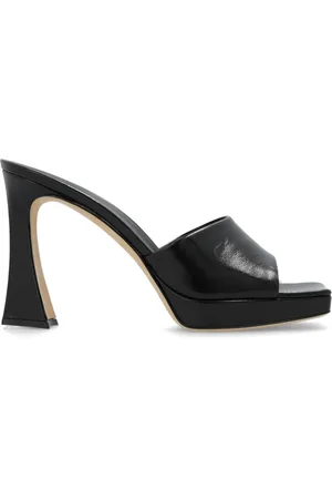Giuseppe Zanotti Skor, Dam, 39 EU, Läder, Solhene Klacksandaler med Klack