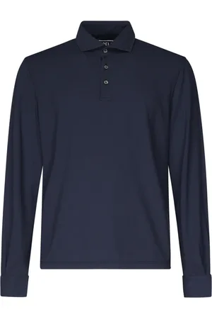FEDELI Topp, Herr, 3Xl, Bomull, Blå Bomull T-shirts och Polos