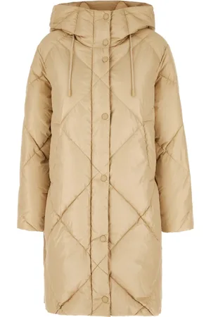 Max Mara Kappa, Dam, S, Nylon, Stilfull Piumini Jacka för Kvinnor