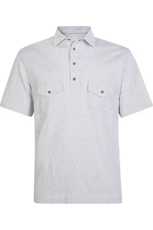 ELEVENTY Topp, Herr, 2Xl, Bomull, Bomull Jersey Polo Regular Fit