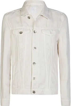 ELEVENTY Jacka, Herr, L, Denim, Denimjacka i linne regular fit