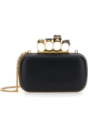 Alexander McQueen Väska, Dam, ONE Size, Svart Skull Clutch Väska