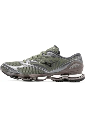Mizuno Skor, Herr, 38 1/2 EU, Gröna Sneakers Wave Prophecy LS Stil