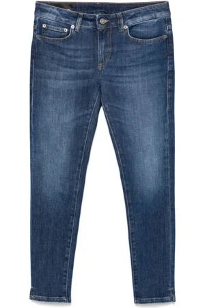 Dondup Jeans, Dam, W27, Indigo Blå Jeans med Klassisk Stil