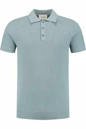 Pure Path Topp, Herr, M, Bomull, Stickad Polo SS Regular Fit