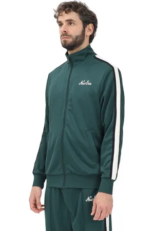 New Era Sweatshirts & Hoodies, Herr, S, Polyester, Sportig Zip Track Sweater