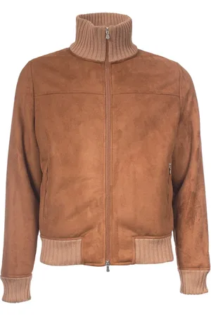 Gran Sasso Jacka, Herr, M, Polyester, Eco Shearling Jacka Ribbade Muddar