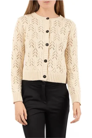 Max Mara Stickade tröjor & koftor, Dam, S, Casual T-shirt för helgen