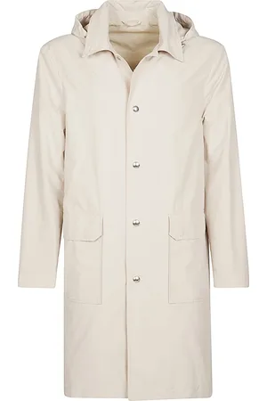 ELEVENTY Kappa, Herr, 2Xl, Bomull, Avtagbar huva trenchcoat