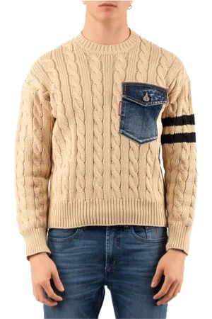 Dsquared2 Stickade tröjor & koftor, Herr, M, Stiligt Skjorta