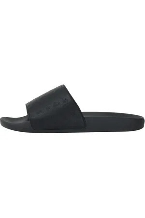 Roberto Cavalli Skor, Herr, 45 EU, Svarta Monogram Sandaler Enkel Design