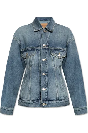 Balenciaga Jacka, Dam, XS, Denim, Denimjacka med vintageeffekt