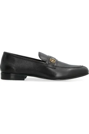 Bally Skor, Herr, 40 EU, Läder, Grainy Leather Loafers