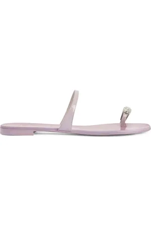 Giuseppe Zanotti Skor, Dam, 36 EU, Läder, Nuvo Roll Flat Sandal