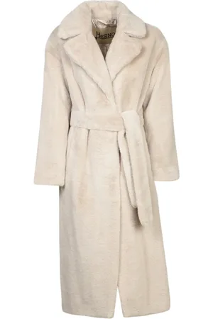 HERNO Kappa, Dam, S, Polyester, Elegant Vinterkappa i Syntetisk Päls