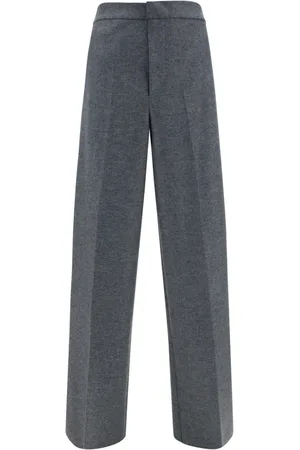 Jil Sander Byxor, Herr, S, Klassiska Grå Skräddade Byxor