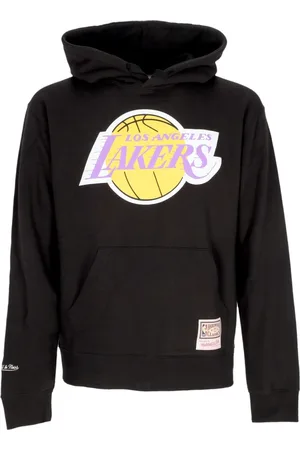 Mitchell & Ness Sweatshirts & Hoodies, Herr, L, Bomull, NBA Laglogotyp Hoodie Svart