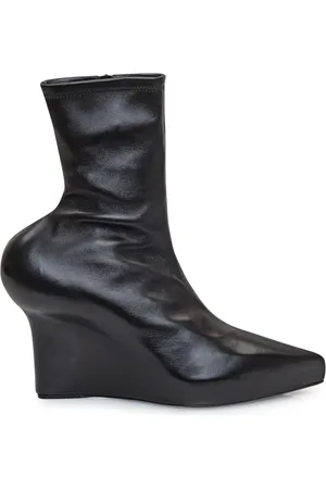 Givenchy Skor, Dam, 37 1/2 EU, Läder, Stretch Wedge Boots