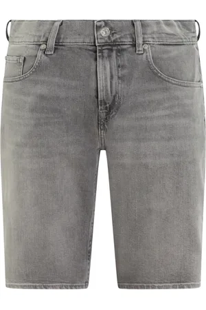 7 for all Mankind Shorts, Herr, W33, Denim, Reguljära Shorts Spin för Män