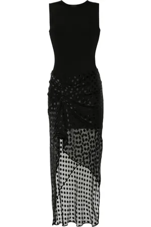 Givenchy Klänning, Dam, S, Prickig Klänning med Drapering