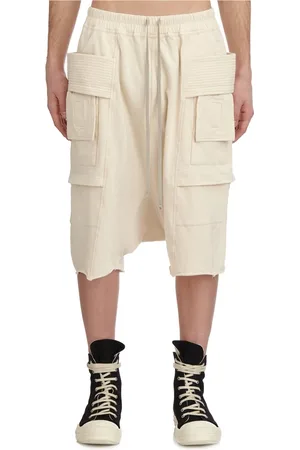 Rick Owens Shorts, Herr, L, Cargo Pods Naturliga Byxor