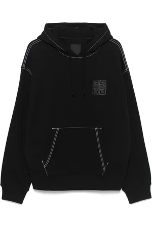 Givenchy Sweatshirts & Hoodies, Herr, L, Bomull, Svart Huvtröja