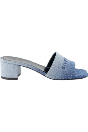 Givenchy Skor, Dam, 37 EU, Denim, Denim 4G Klack Sandaler