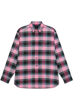Givenchy Skjorta, Herr, L, Bomull, Rosa bomullsskjorta med knappstängning