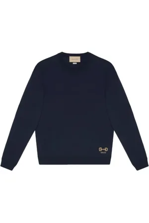 Gucci Sweatshirts & Hoodies, Herr, M, Horsebit Intarsia Ulltröja