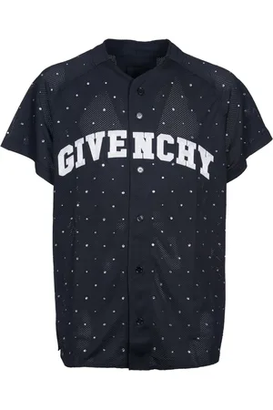 Givenchy Skjorta, Herr, S, Polyester, Polyester T-shirt med perforerade detaljer