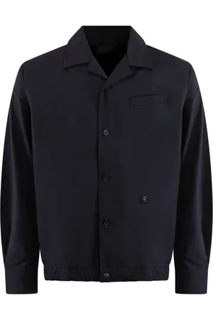 Givenchy Jacka, Herr, L, Bomull, Stilren Overshirt med 4G-detalj