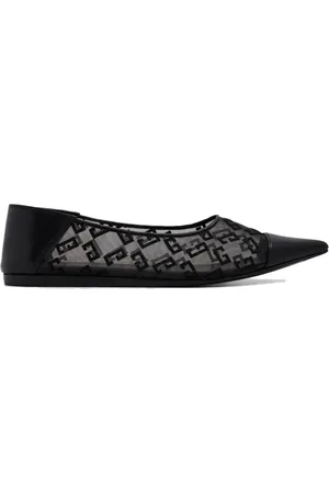Givenchy Skor, Dam, 36 EU, Läder, Svarta Ballerinaskor i Mesh