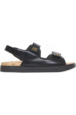 Givenchy Skor, Dam, 40 EU, Läder, Svarta lädersandaler