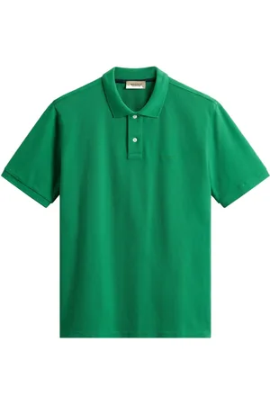 Woolrich Topp, Herr, XL, Grön Polotröja Broderad Logotyp