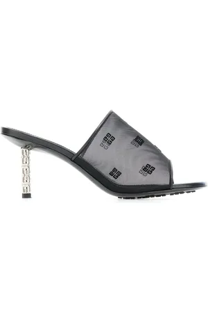Givenchy Skor, Dam, 37 EU, Läder, Eleganta Sandaler med Klack