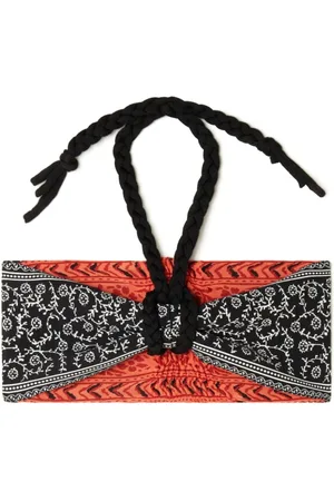 Alanui Topp, Dam, M, Stickad Bandeau-topp med Broderi