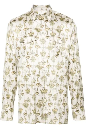 Givenchy Skjorta, Herr, L, Skjorta med tryckt ljuskrona i siden