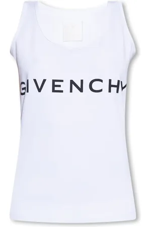 Givenchy Topp, Dam, S, Bomull, Ärmlös Topp med Logotyp