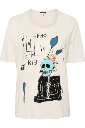 R13 Topp, Dam, S, Punk Sketch Relaxed Tee