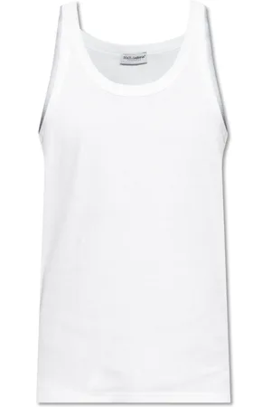 Dolce & Gabbana Topp, Herr, 4Xl, Linne, Linne med logotyp
