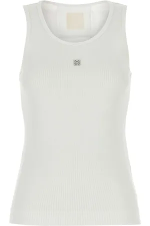 Givenchy Topp, Dam, XS, Bomull, 4G Rib Tank Top