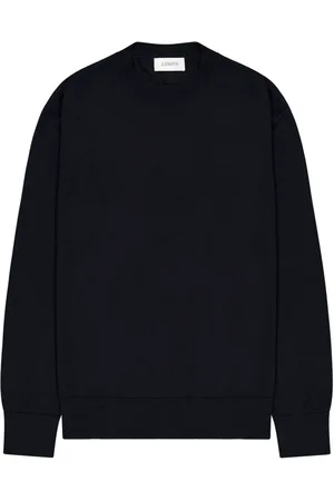LANEUS Sweatshirts & Hoodies, Herr, L, Svart Crew Neck Tröja
