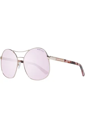 Guess Accessoarer, Dam, ONE Size, Roséguld Ovalformade Solglasögon