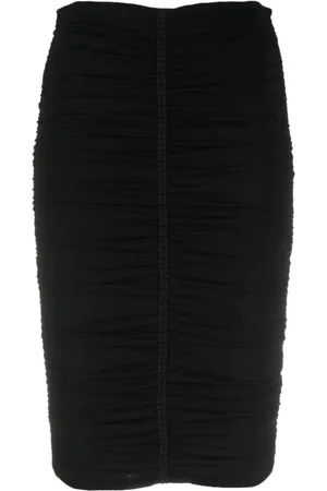 Givenchy Kjol, Dam, S, Ruched Midi Skirt