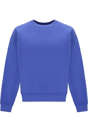 Gucci Sweatshirts & Hoodies, Herr, M, Bomull, Bomulls Sweatshirt med Logotypdetalj på Ryggen