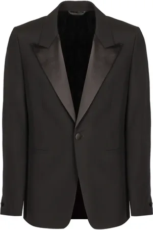 Givenchy Jacka, Herr, L, Slim Fit Ulljacka med Satin Krage