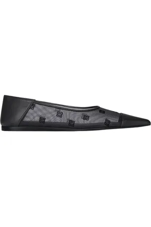 Givenchy Skor, Dam, 37 EU, Läder, 4g Mesh Ballerinaskor